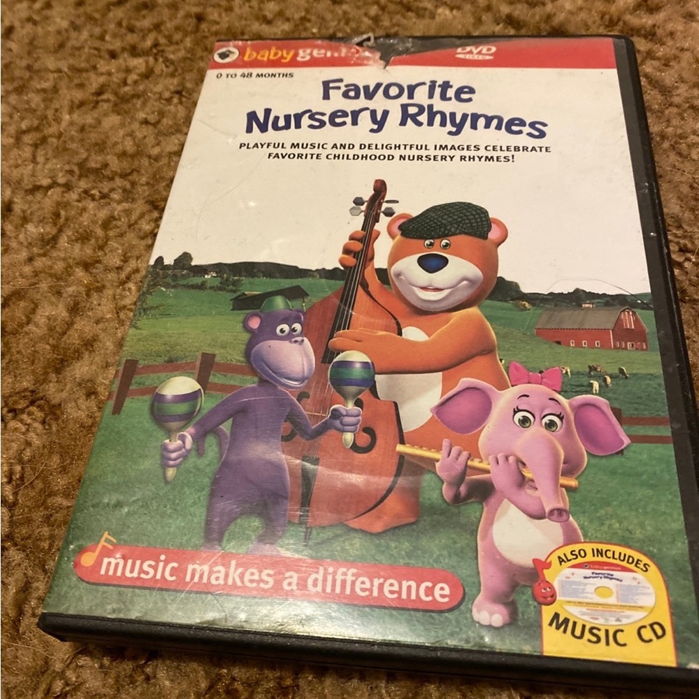 BABY GENIUS Favorite Nursery Rhymes DVD